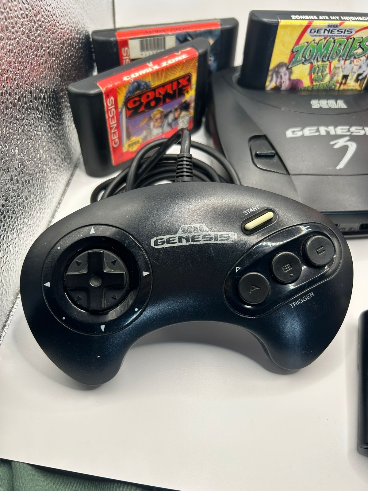 SEGA Genesis 3 Console System Bundle MK-1461 OEM Controller