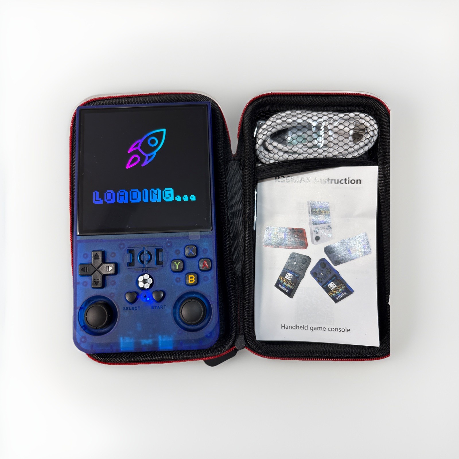 R36 Max Open Source Handheld Game Console 4” Screen Open Box NEW
