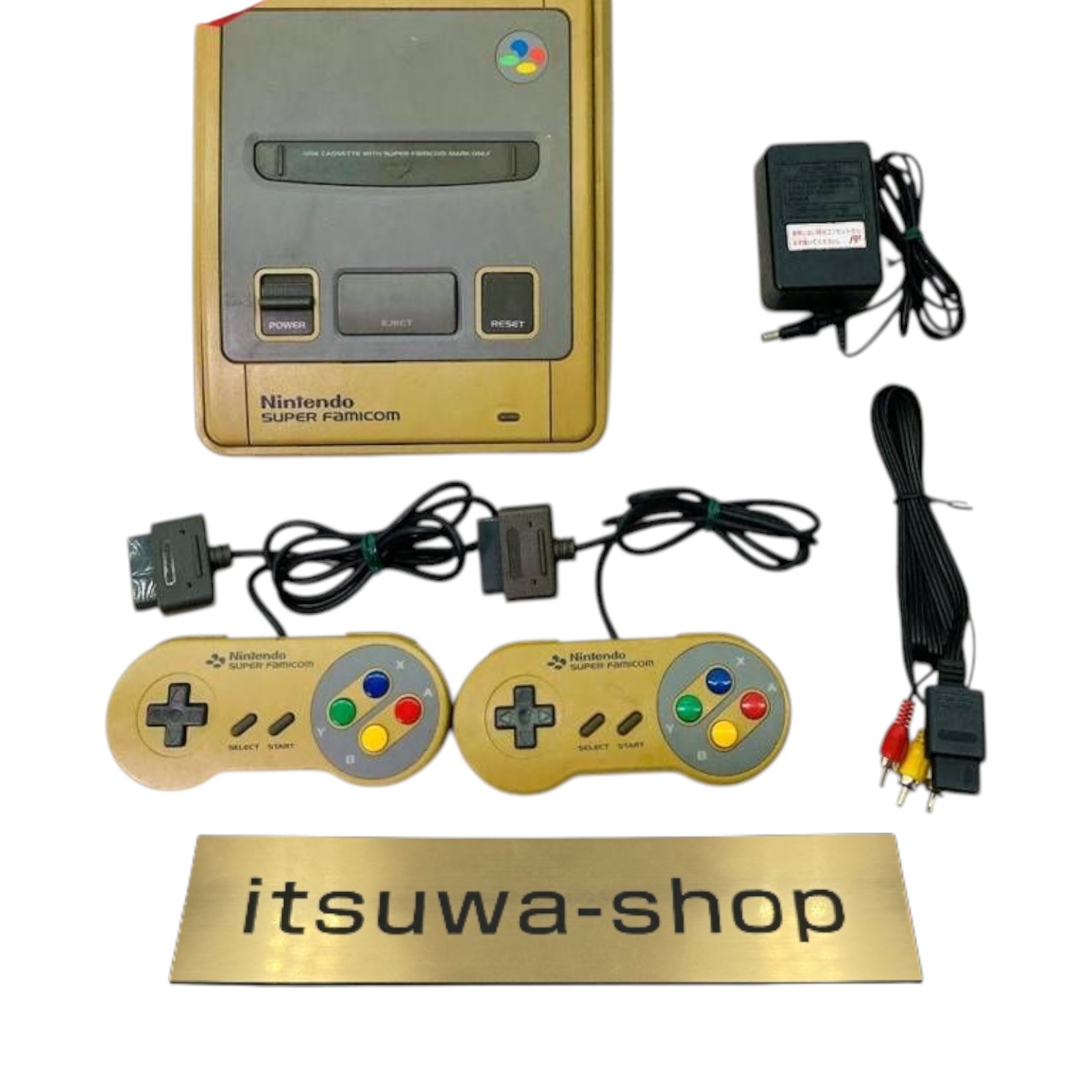 SFC SHVC-001 Vintage Used Nintendo Super Famicom Console Retro w/ 2 Controllers