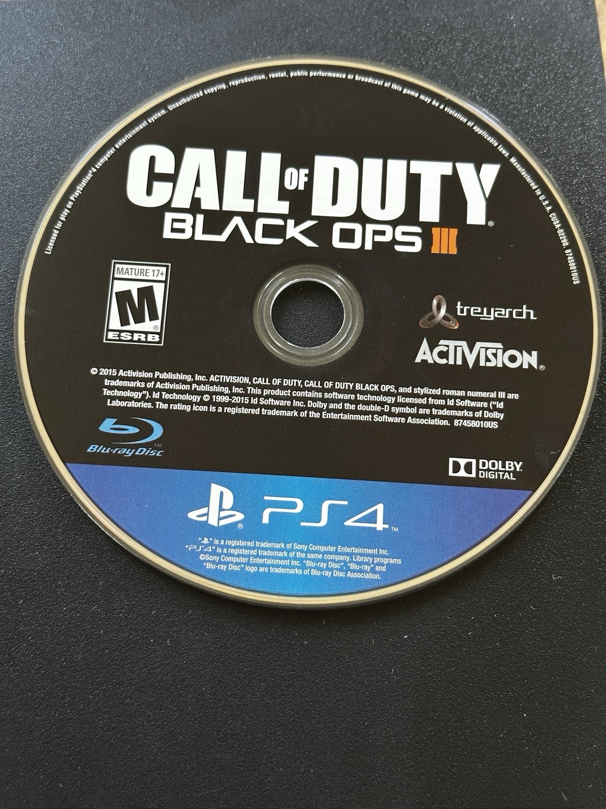 Sony PlayStation 4 PS4 Console CUH-1215A w Controller & COD Black Ops III TESTED