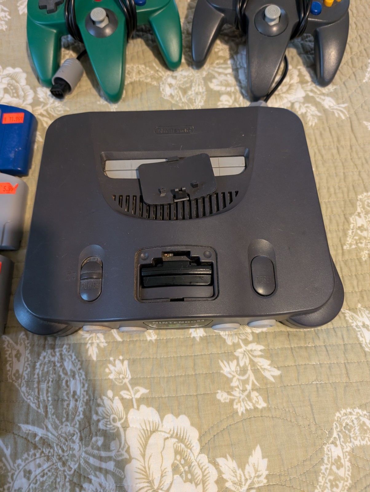 Nintendo 64 with Games, Two Controllers and Hookups Tested Working