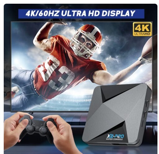 GIFT IDEA VIDEO GAMES AND CONSOLE GAME BOX X2 PRO VIDEO GAME ANDROID TV BOX