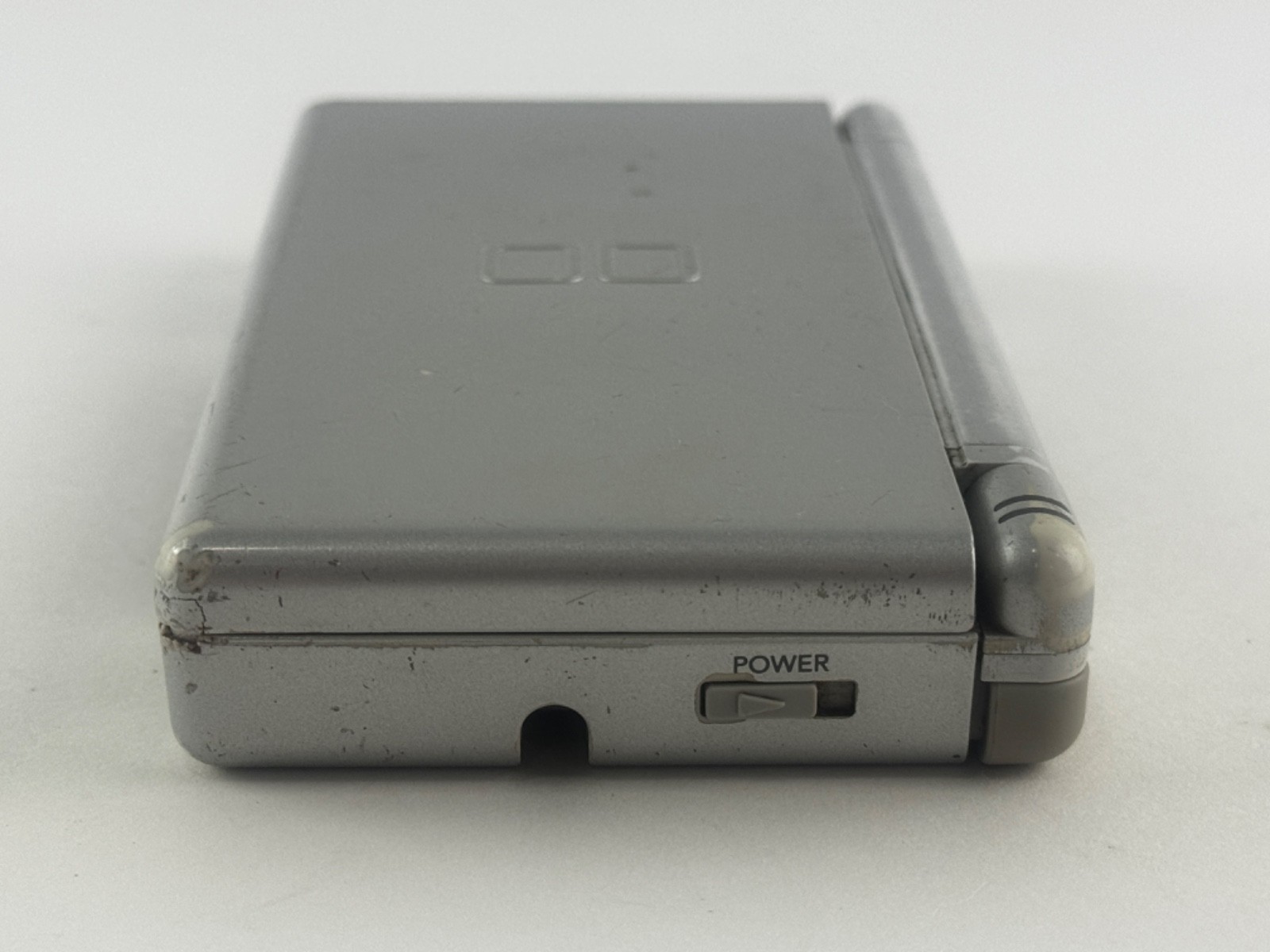 Nintendo DS Lite Silver Handheld Console USG-001 *For Parts or Fix* READ