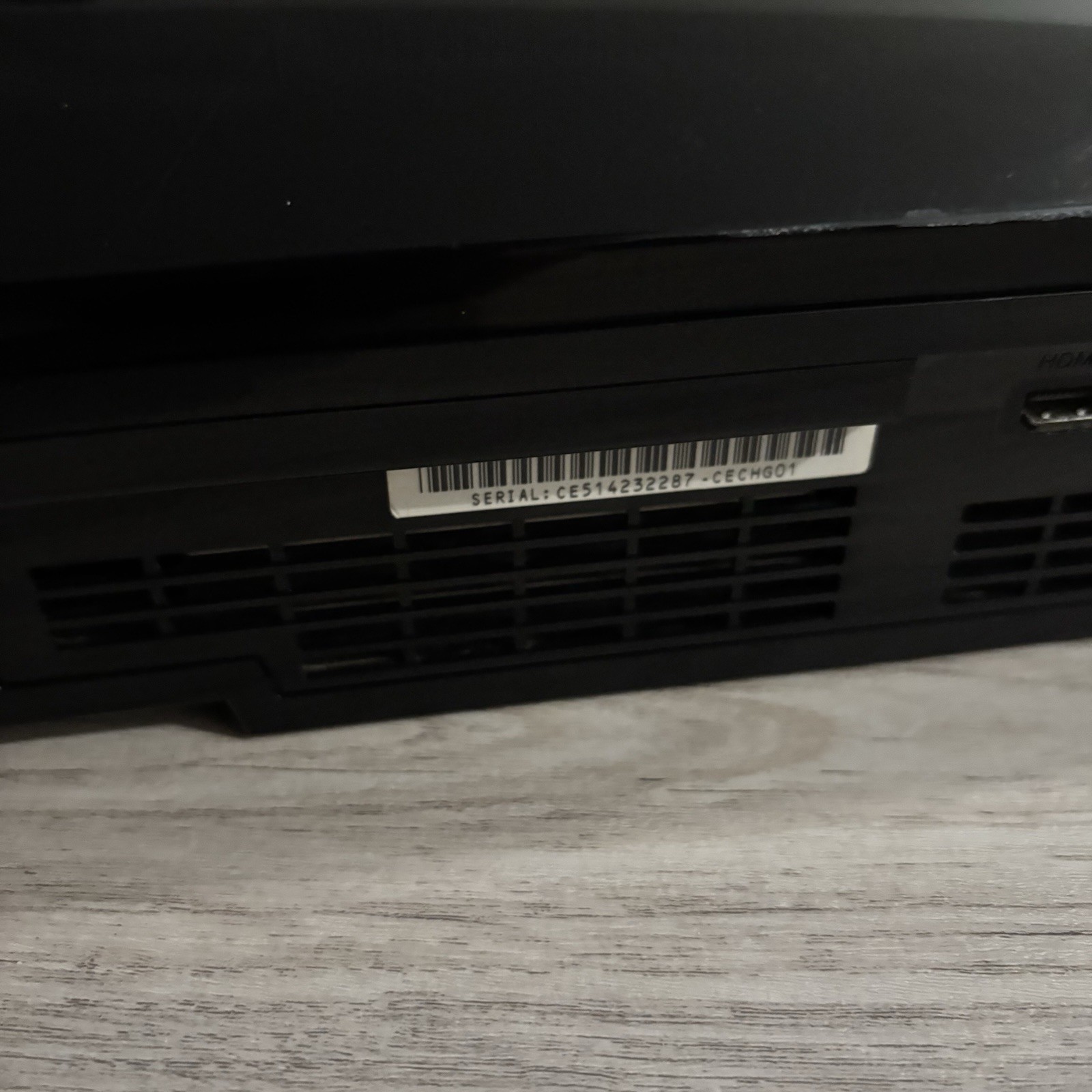 Sony PlayStation 3 CECH-G01 Console 40GB Tested Read Description