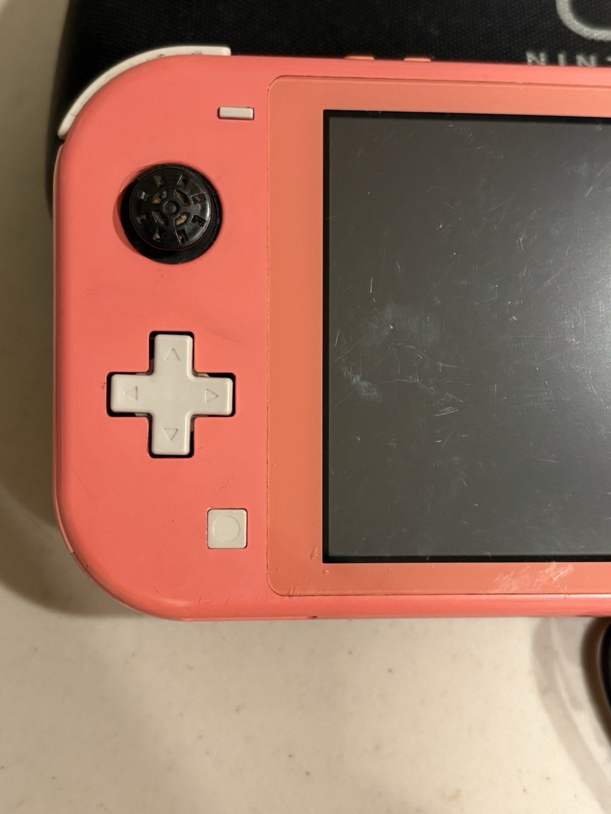 Nintendo Switch Lite HDH-001 32 GB Console -Coral- w/Charger, Travel Case “READ”