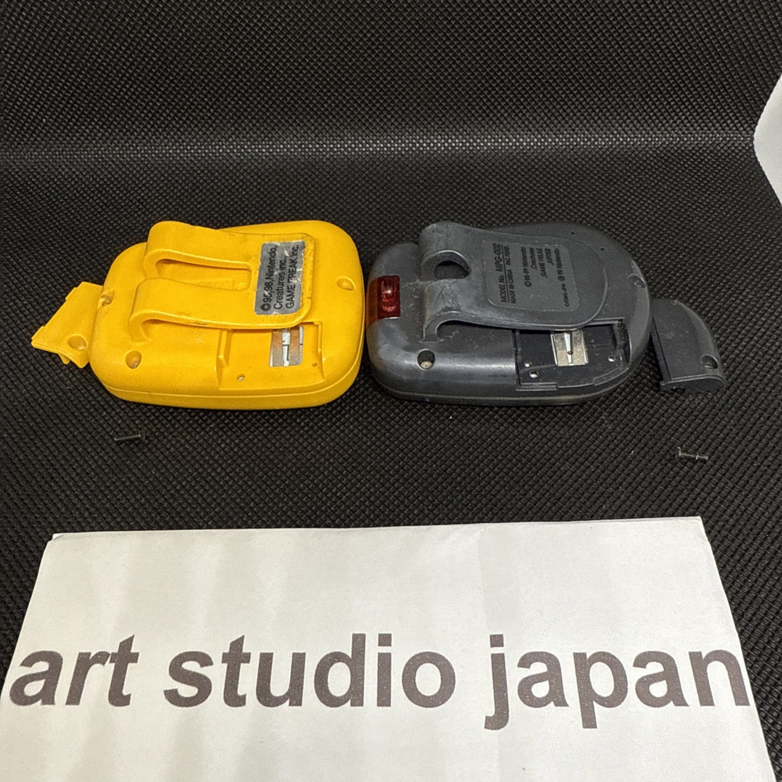 Pocket Pikachu Color Yellow ＆ Clear 2 set Pedometer Pokemon Used Tested Japan