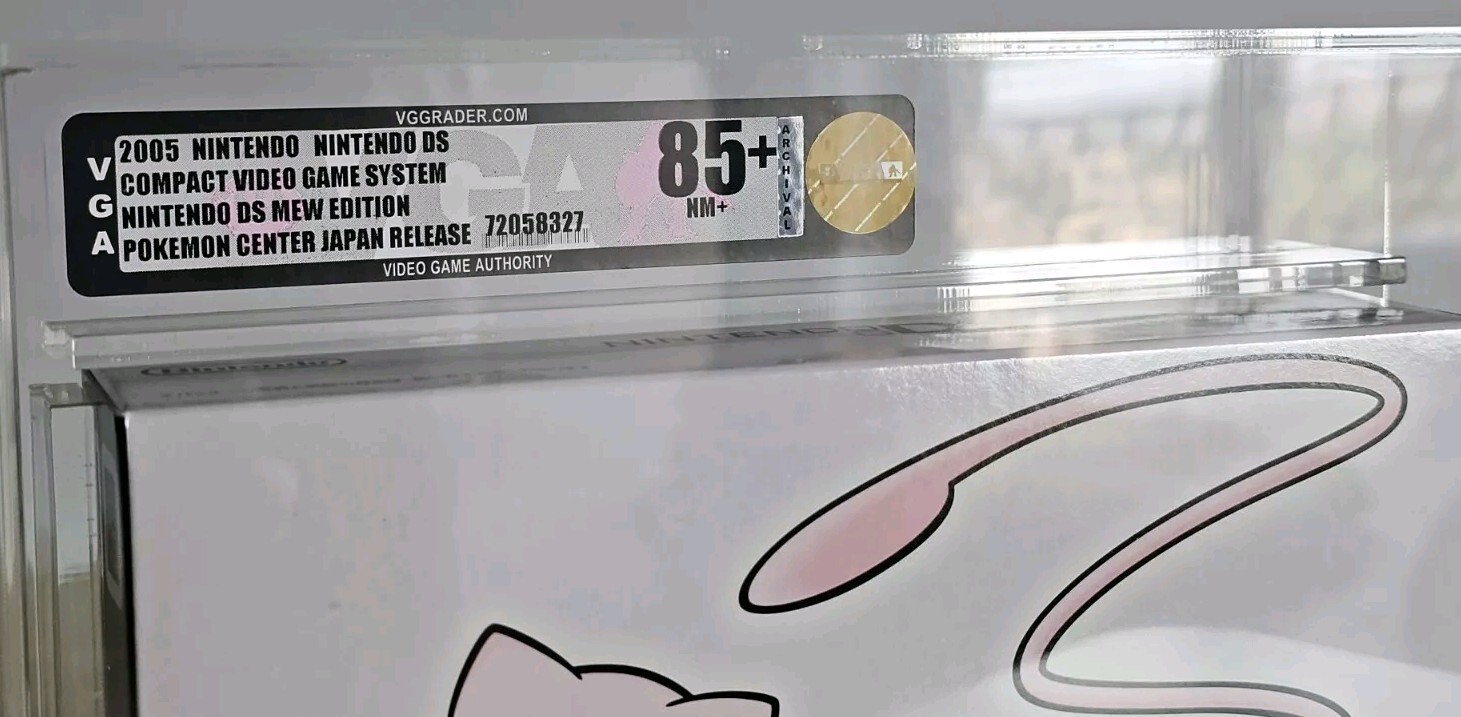 Nintendo Ds Mew Edition – NEW UNOPENED VGA 85+ – Pokémon Center Console – GRAIL