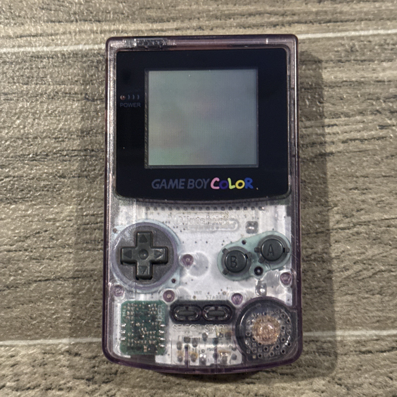 Nintendo Game Boy Color Atomic Purple CGB-001 Handheld Authentic