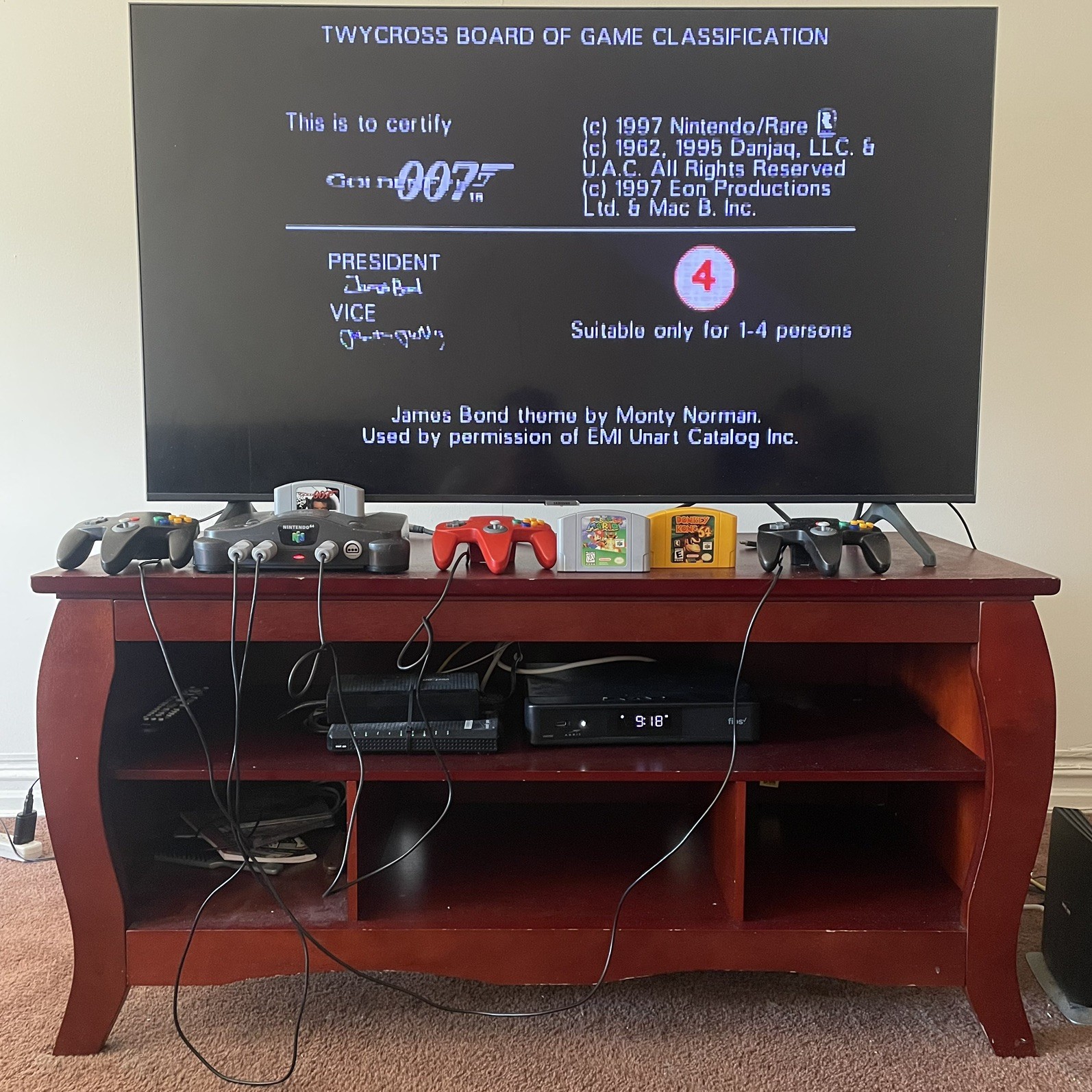 Nintendo 64 N64 System Bundle Tested Working Mario 64 GoldenEye DK64 HDMI