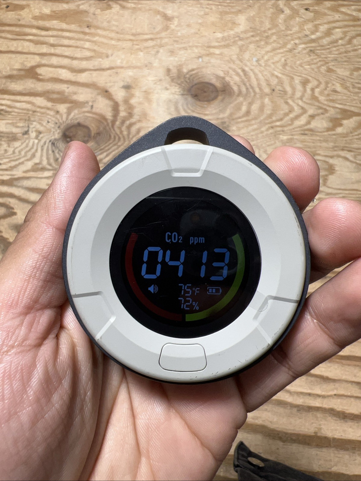 DS-100PRO Portable CO & CO2 Detector for Travel, 4-In-1 Magnetic Carbon