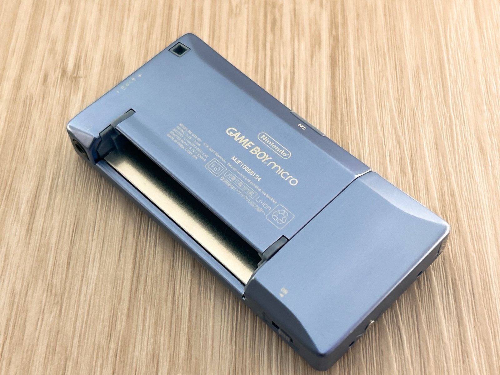 Mint – Nintendo GameBoy Micro Blue Console Tested w/ Charger & Case GBM