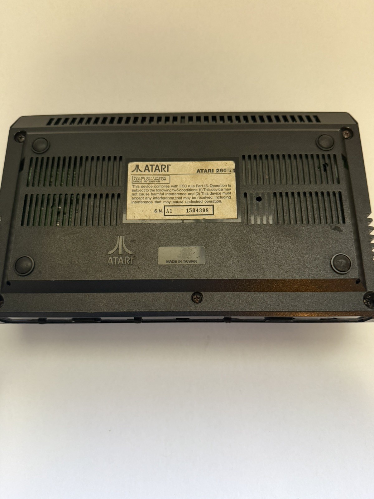 Atari 2600 Jr. Game System Console ONLY Retro Rainbow – Power Tested Only As Is