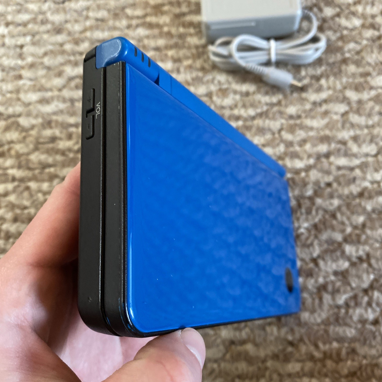 Nintendo DSI XL Blue Handheld Console Wi-Fi Capability w Charger Tested USA