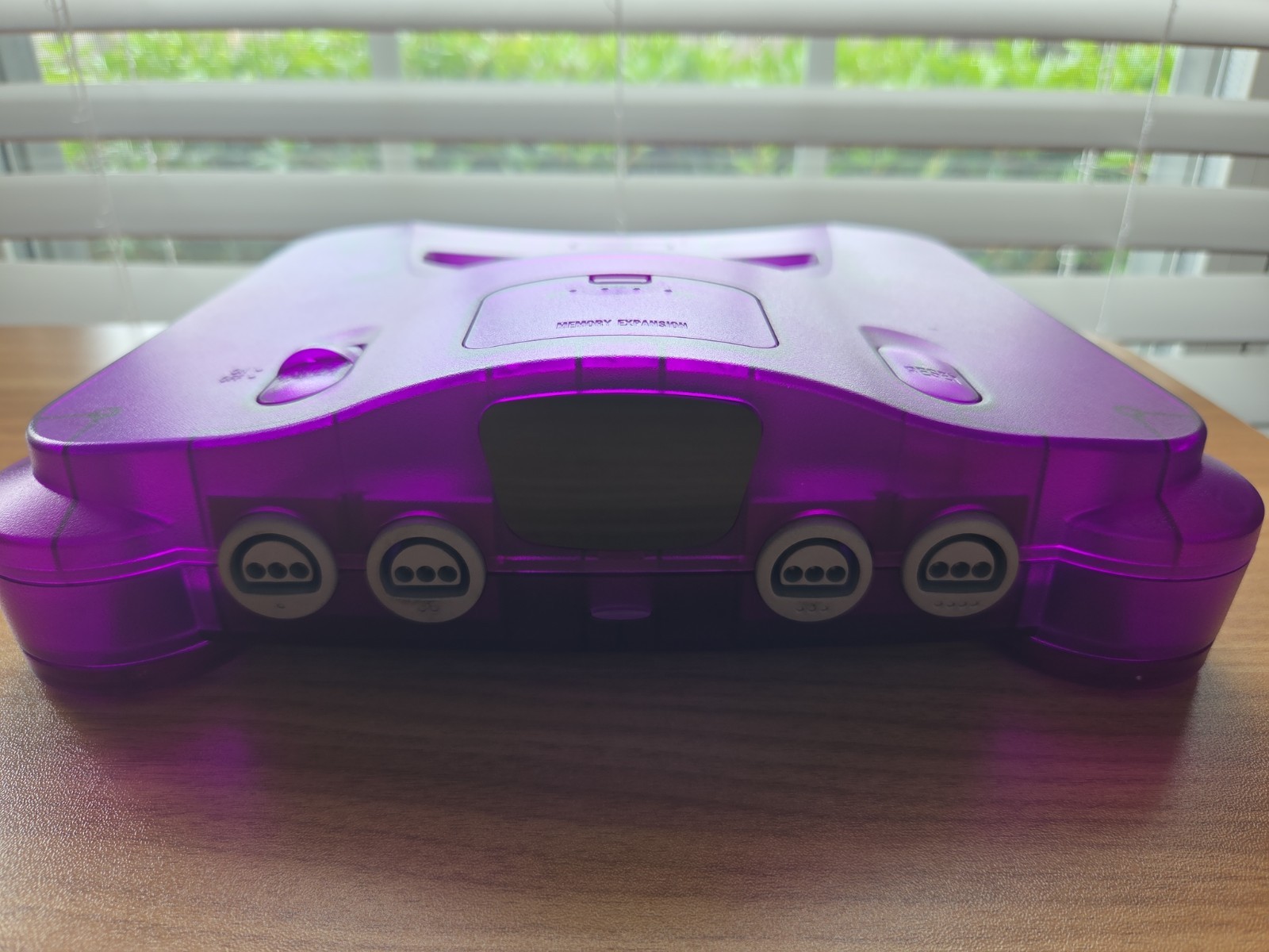 N64 Nintendo 64 clear Purple Funtastic Console Re-Shelled Region Free