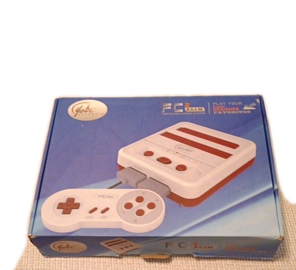 YOBO FC2 SLIM 2 in 1 Gaming System. Plays Nintendo NES and SNES cartridges