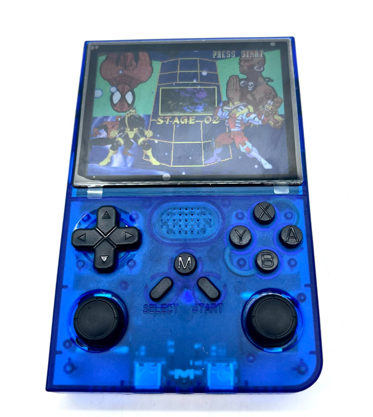 Handheld Retro Style Gaming Console w/ Built In Speaker – Blue Model R40