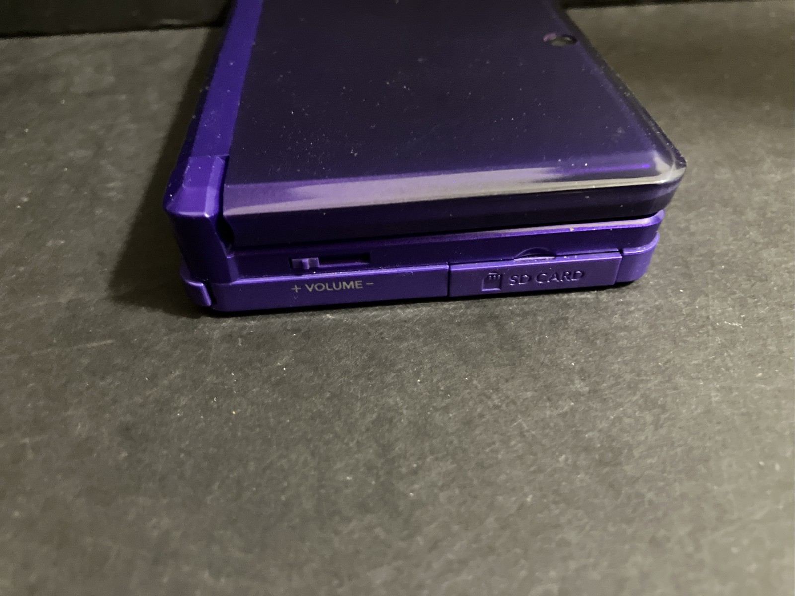Nintendo 3DS Purple Handheld Console Bundle w/ Case & Mario Game CTR-001 2GB