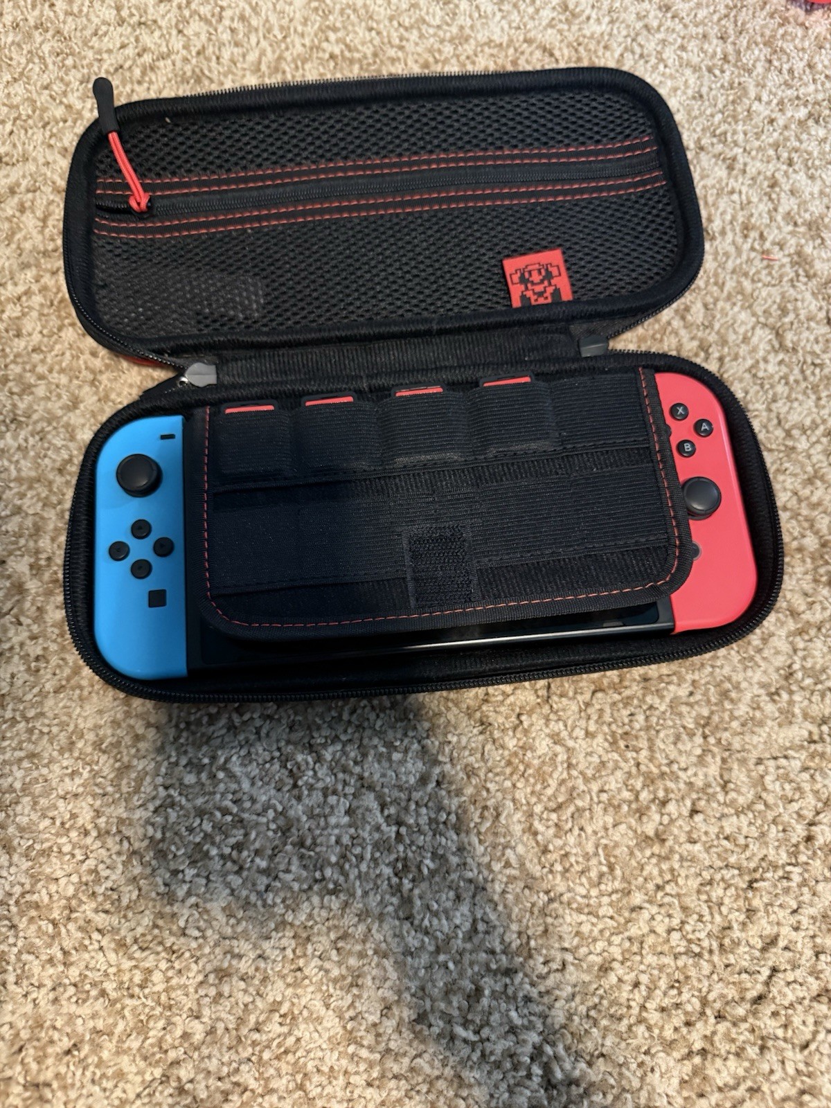 Nintendo Switch HAC-001(-01) with Blue and Red Joy-Con Controllers