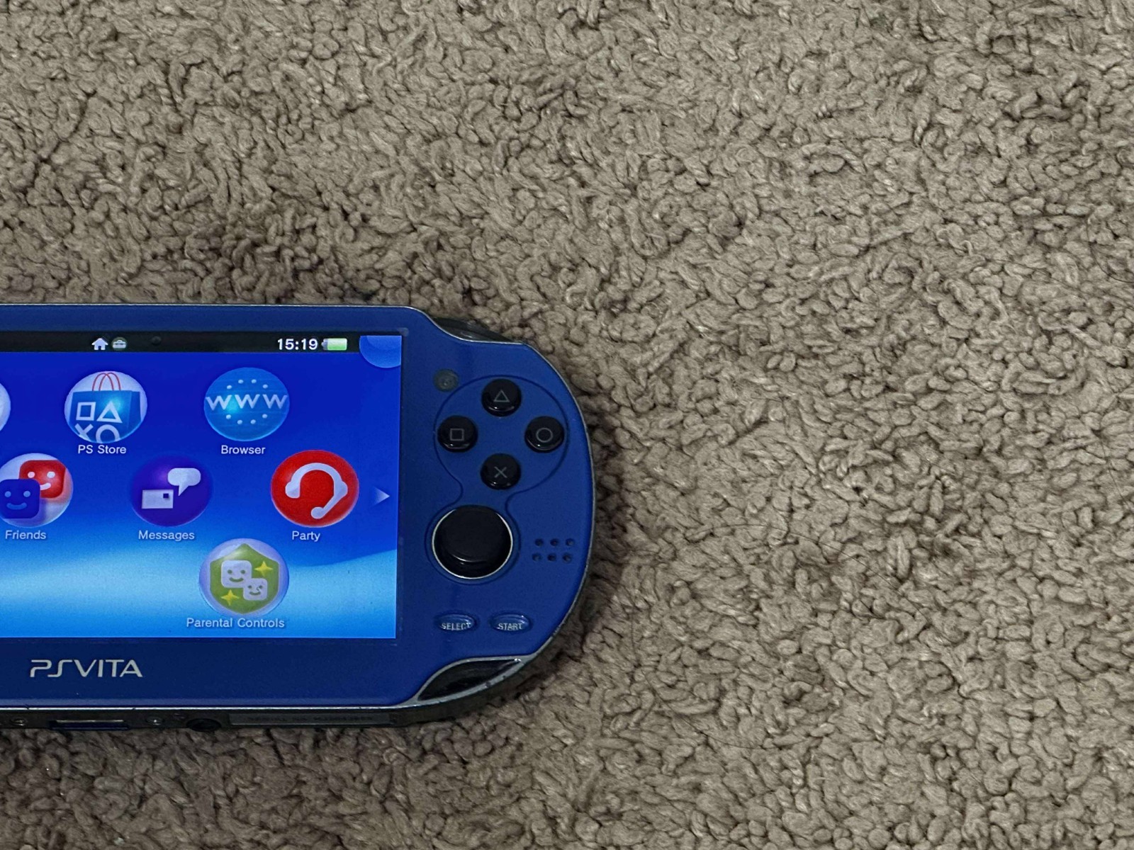 Sony PlayStation PS Vita OLED PCH-1000/1100 Blue WIFI, US Seller – SHIP IN 1-DAY