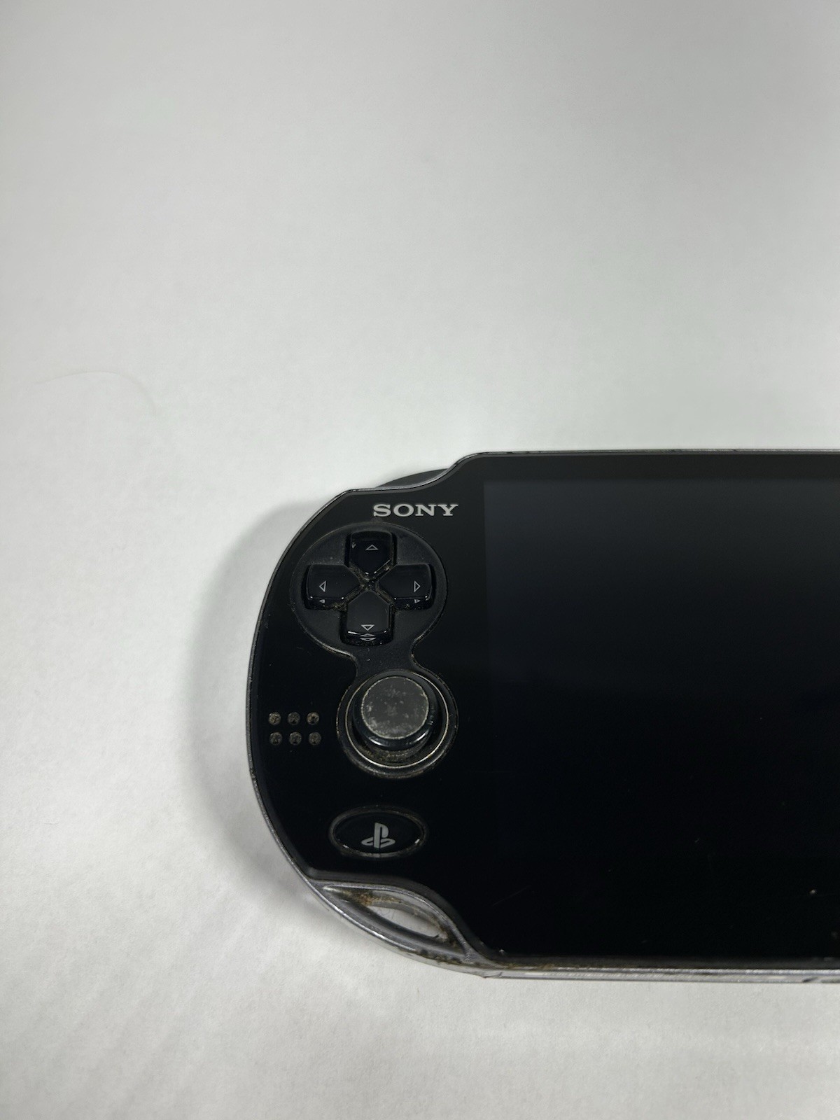 Sony PlayStation Vita PCH-1001 Black Handheld Console w/ Charger 5 Games Tested