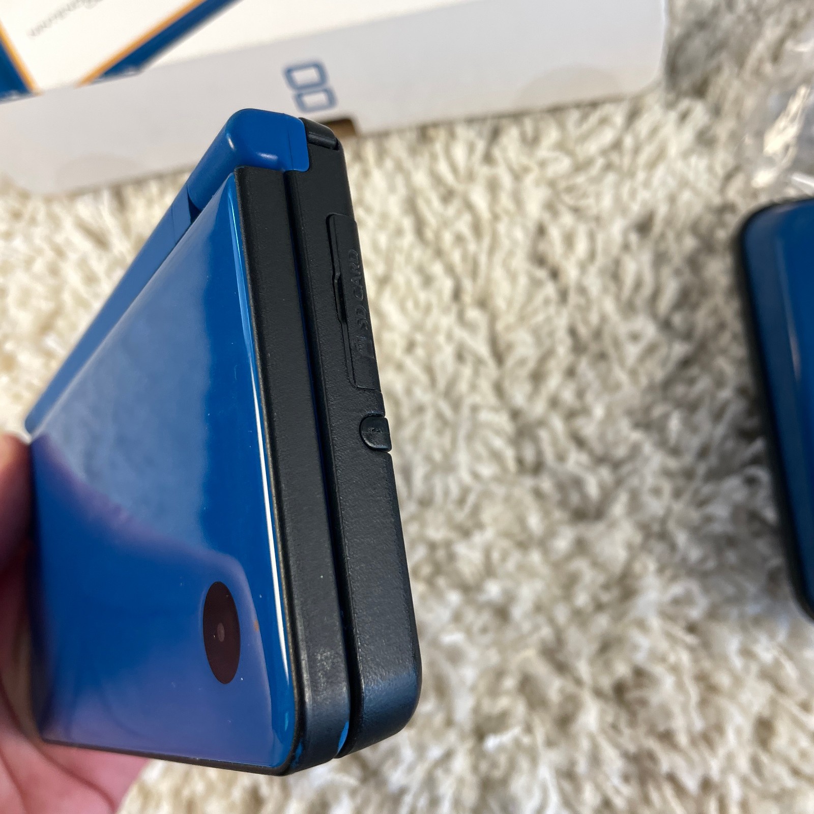 Nintendo DSi XL Midnight Blue Handheld Console System UTL-001 Complete in Box