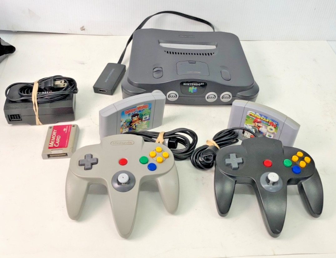 Nintendo 64 System 32MB Home Console – Charcoal Gray