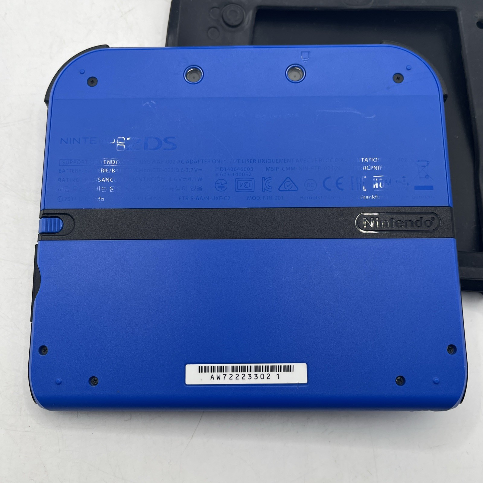 Nintendo 2DS Mario Kart 7 Limited Edition Blue Console Tested W/ Charger Tested