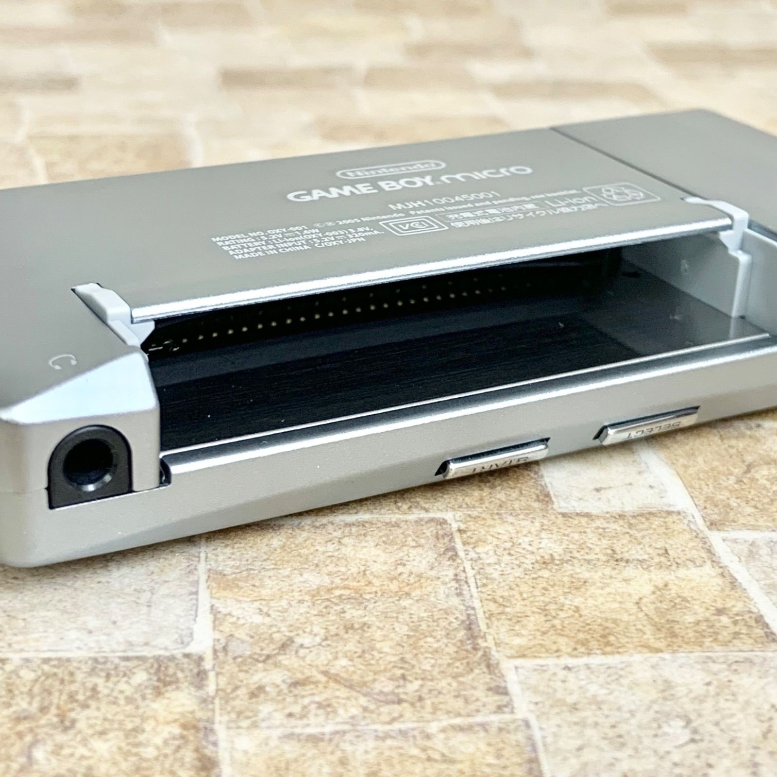 NEW Nintendo Game Boy Micro Silver with AC Charger Boxed Never Used