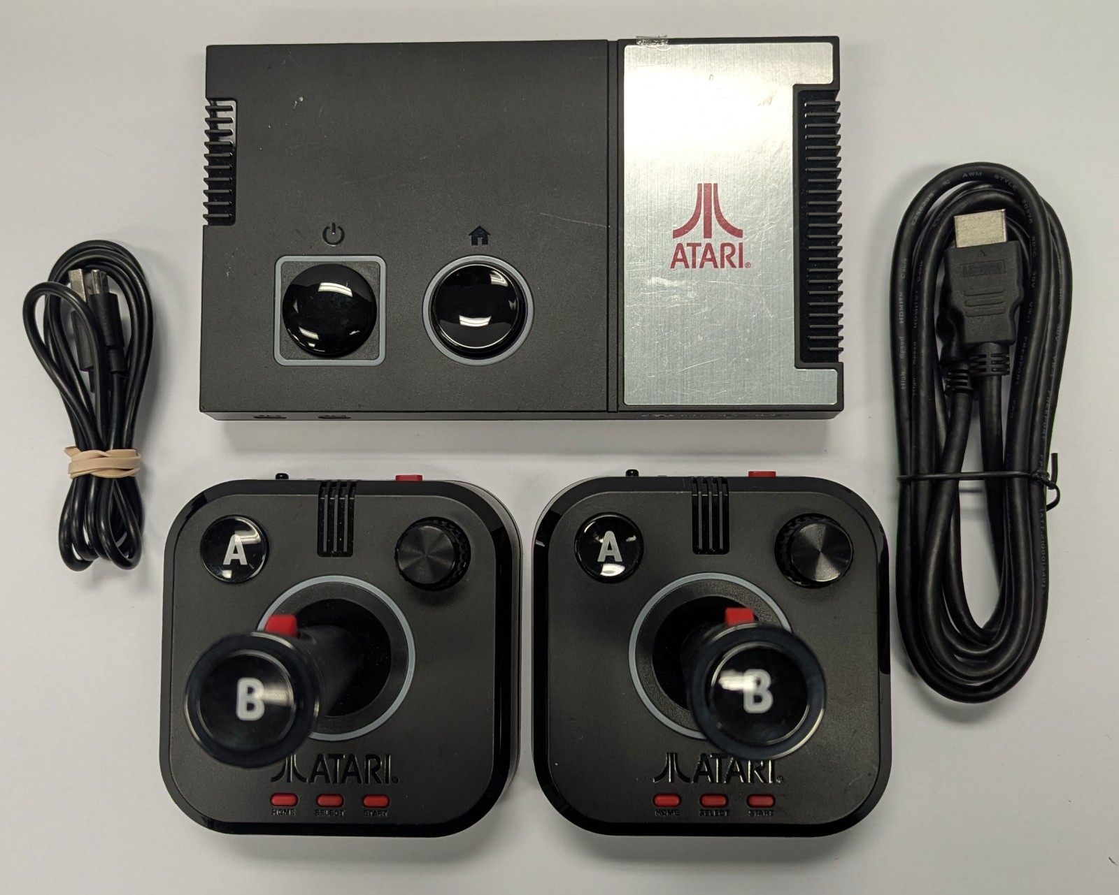 Atari Game Station Pro Console w/2 Controllers – Built in Game + SD Card Slot