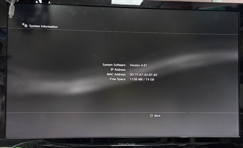 Sony Playstation 3 PS3 CECHK01 PS3 80GB Console Only