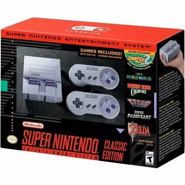Super Nintendo Entertainment System SNES Classic Mini Edition NEW in box