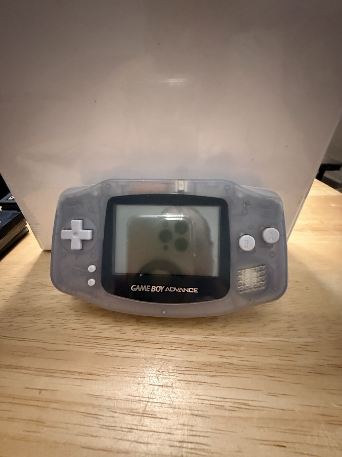Nintendo Game Boy Advance GBA Glacier Ice Bundle 4 Games Nintendo Zipper Case