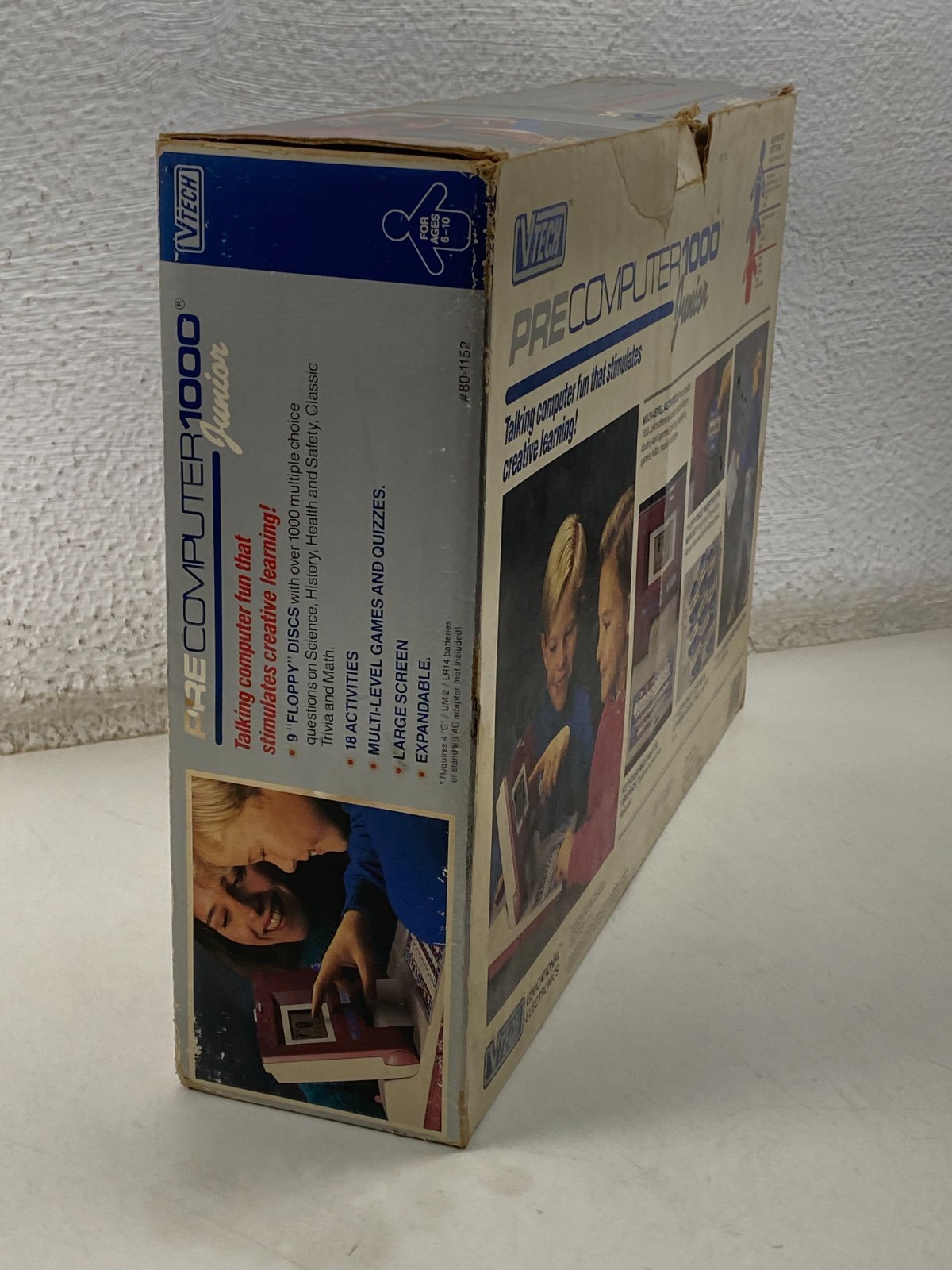 Vintage VTECH Pre Computer Junior 1000 Learning Educational Game 1990 NEW