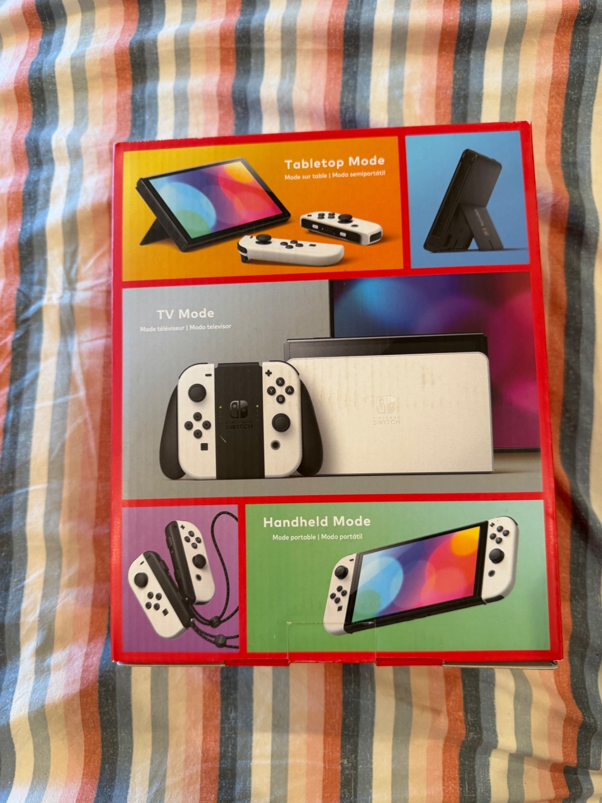 Nintendo Switch OLED Model HEG-001 Handheld Console – 64GB – White