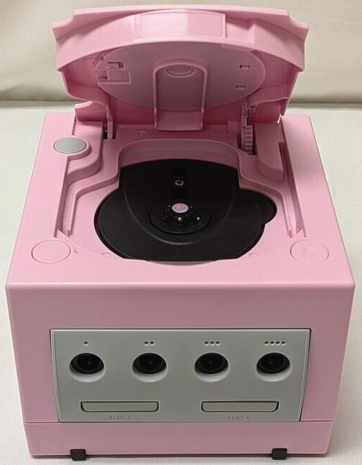 Nintendo GameCube PINK Housing Case – Gaming Console DOL-001 Controller Bundle