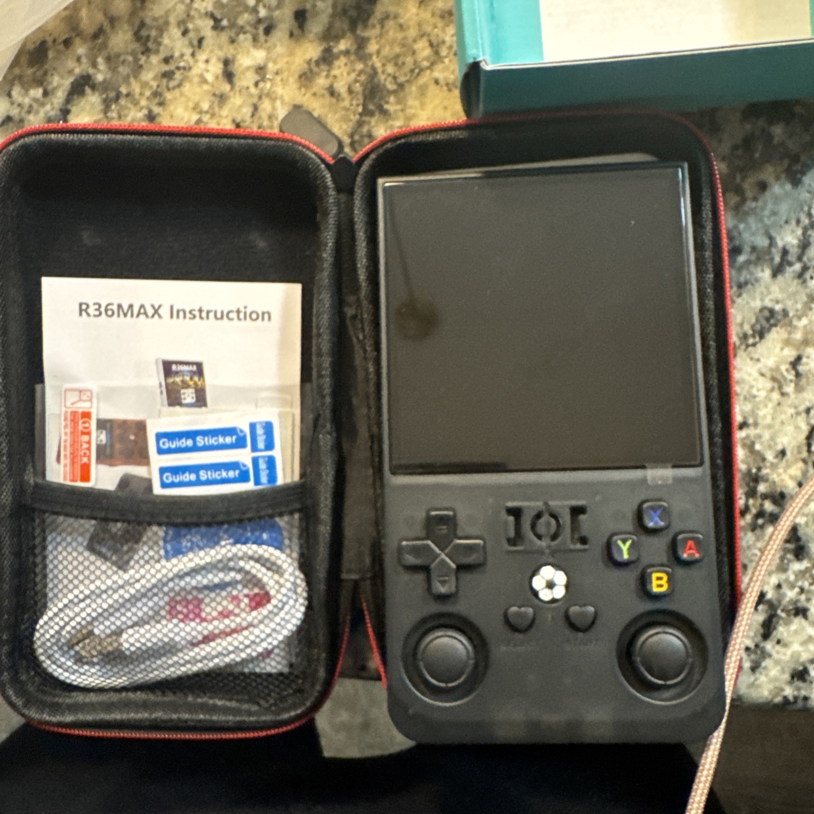 Open Source R36MAX 4000mAh Portable Rechargeable Handheld Retro Game Console