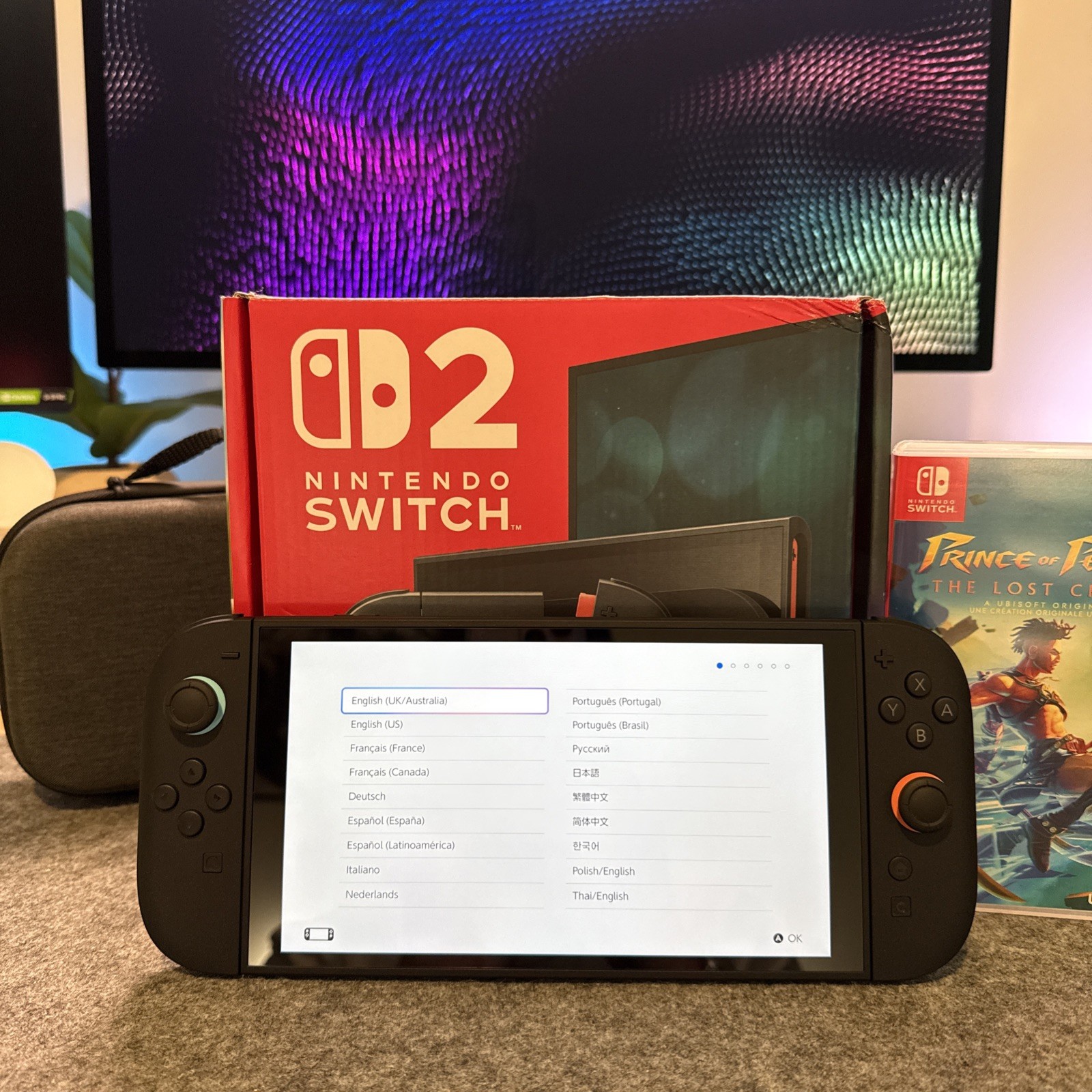 Switch 2 System Bundle – Nintendo Switch 2, Travel Case, & Free Game