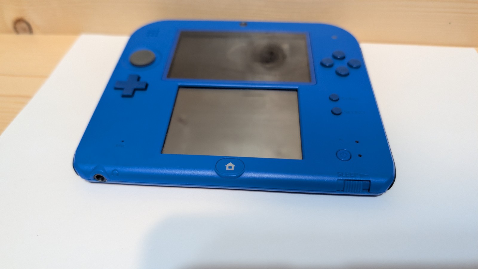 Nintendo 2DS Blue/Black US Version W/Cable *Tested*