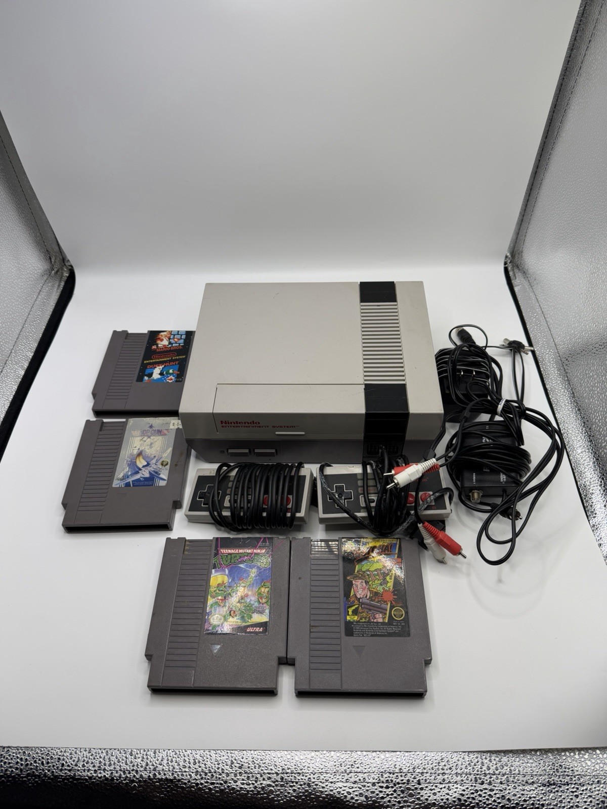 Nintendo Entertainment System NES-001 Console System Bundle – READ DESCRIPTION