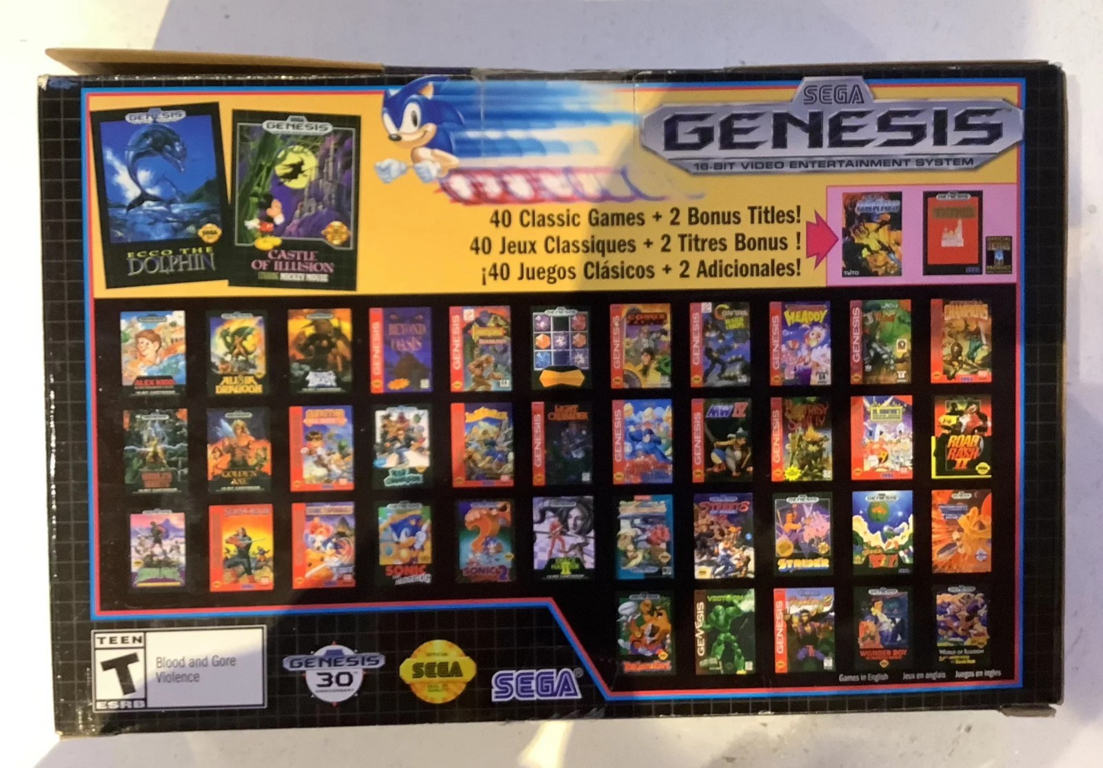 SEGA Genesis Mini Home Game Console – Black