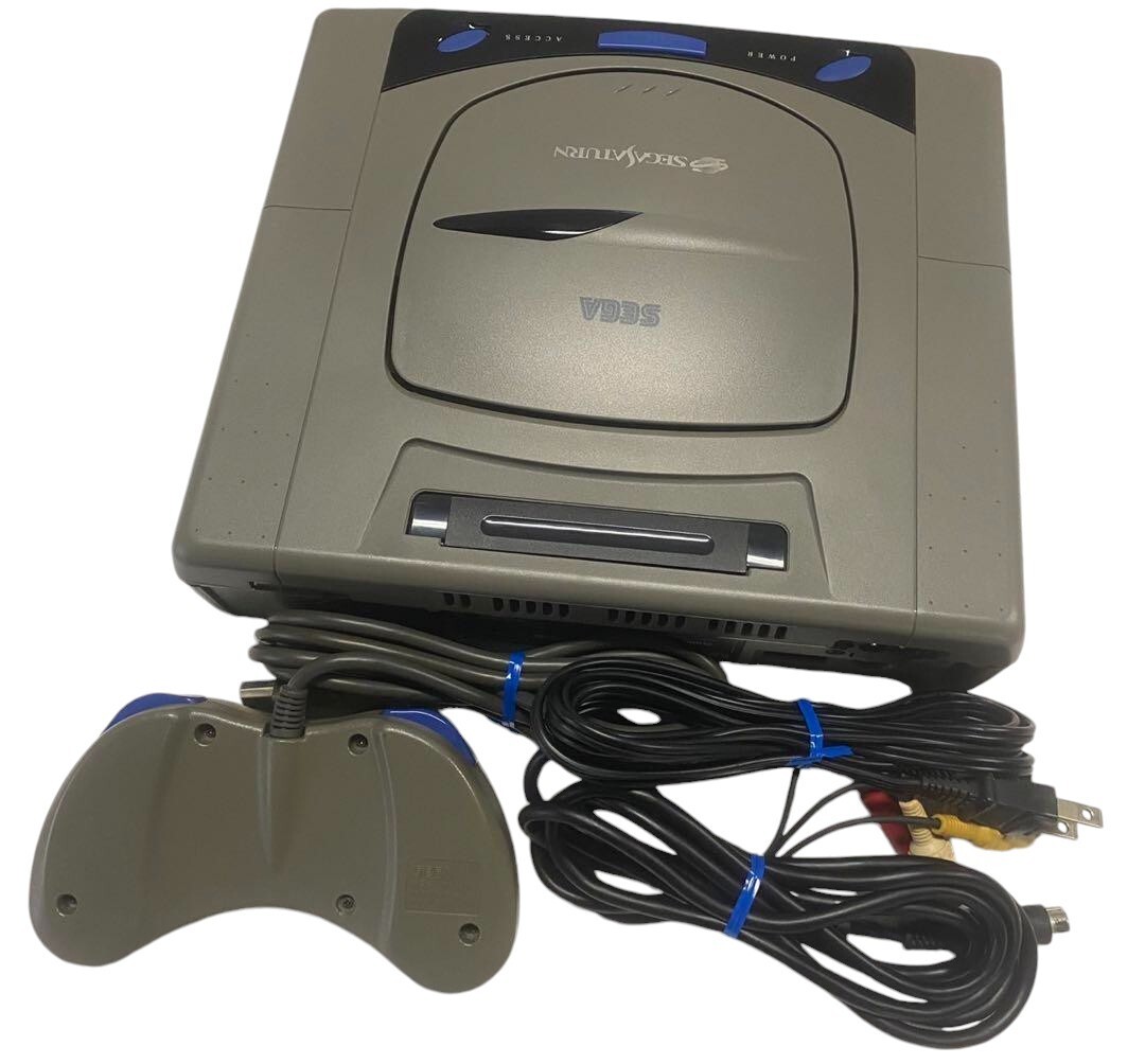 Sega Saturn Console Gray HST-3200 Japanese Version select bandle Tested NTSC-J