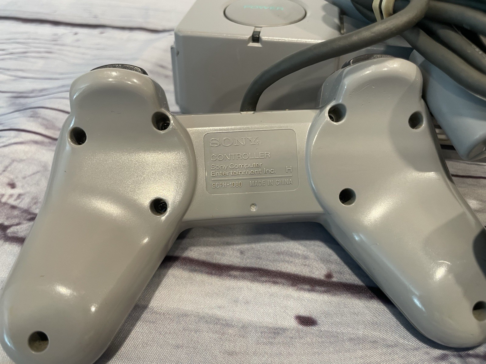 Sony PlayStation 1 PS1 Original Console System SCPH-5501 w/ Controller READ