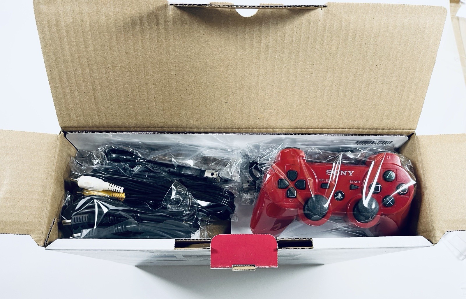 🔥RARE Sony PS3 CECH-4000B 250GB ❤️ Garnet Red 🎮 1 Controller Super Slim Tested