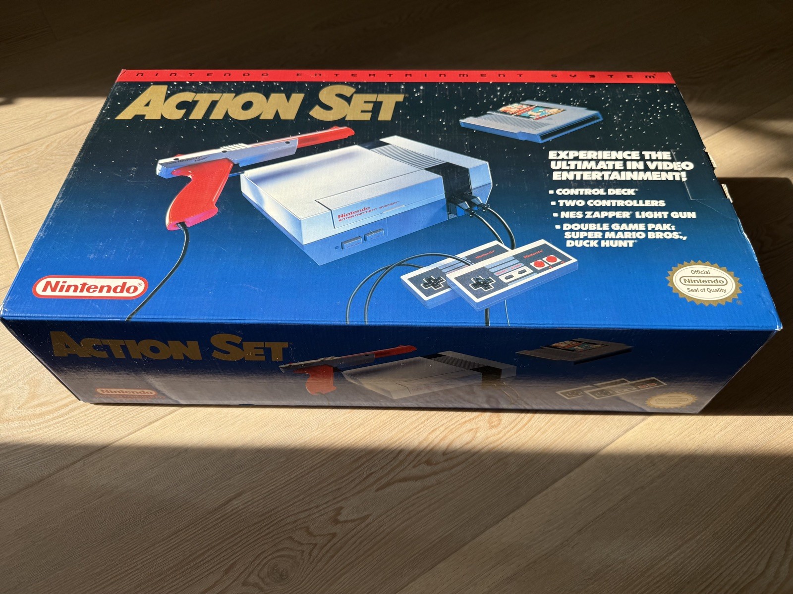 Nintendo NES Action Set System Complete w/ TECMO BOWL – Excellent Condition READ