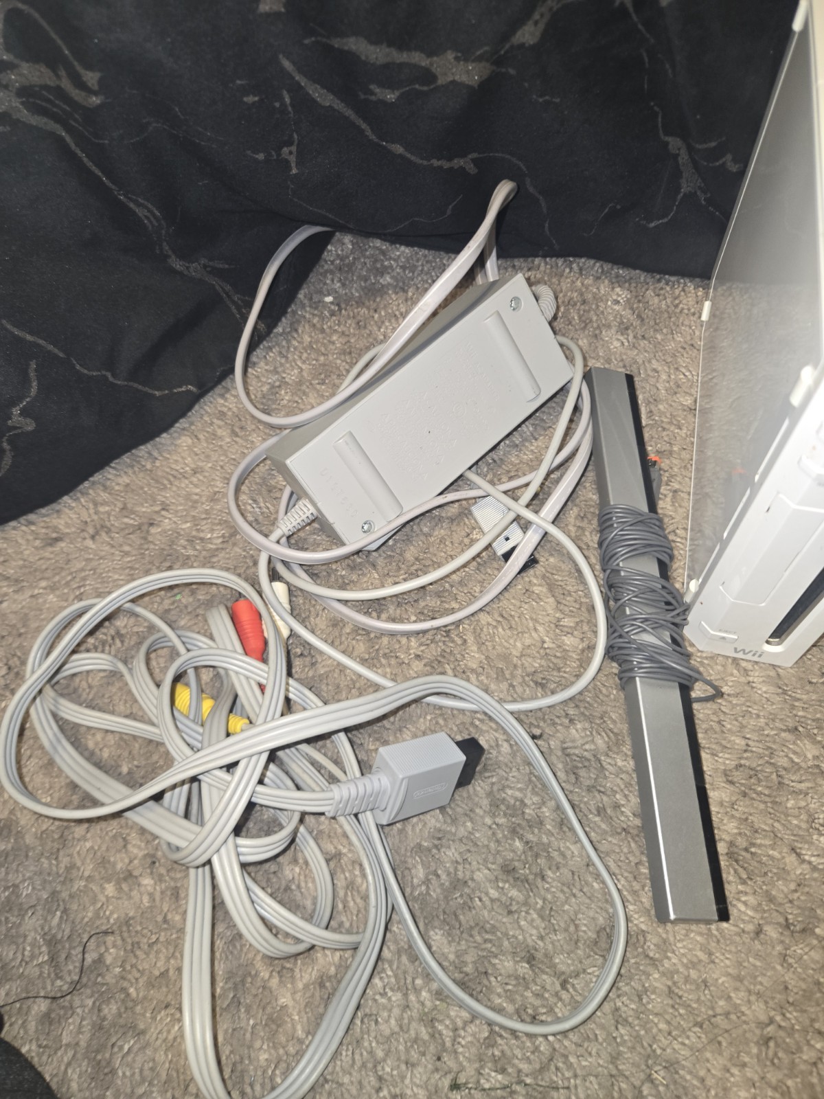Nintendo Wii White Video Game Console (RVL-001) Bundle no Controller All Oem
