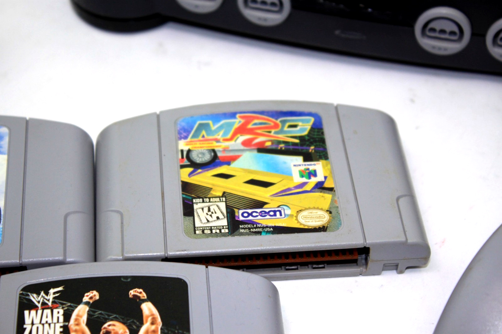 Nintendo 64 N64 Console NUS-001 w/ 3 Games Wave Race – MRC – WF War Zone