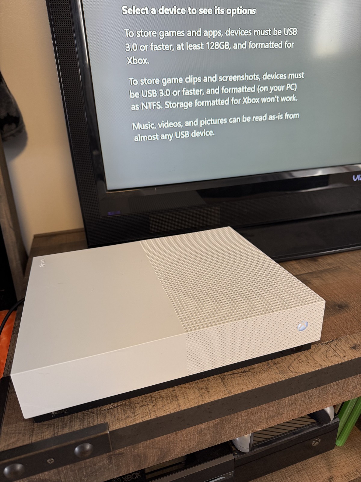 Microsoft Xbox One S 1TB White Video Game Console Model 1787 – Console Only Used