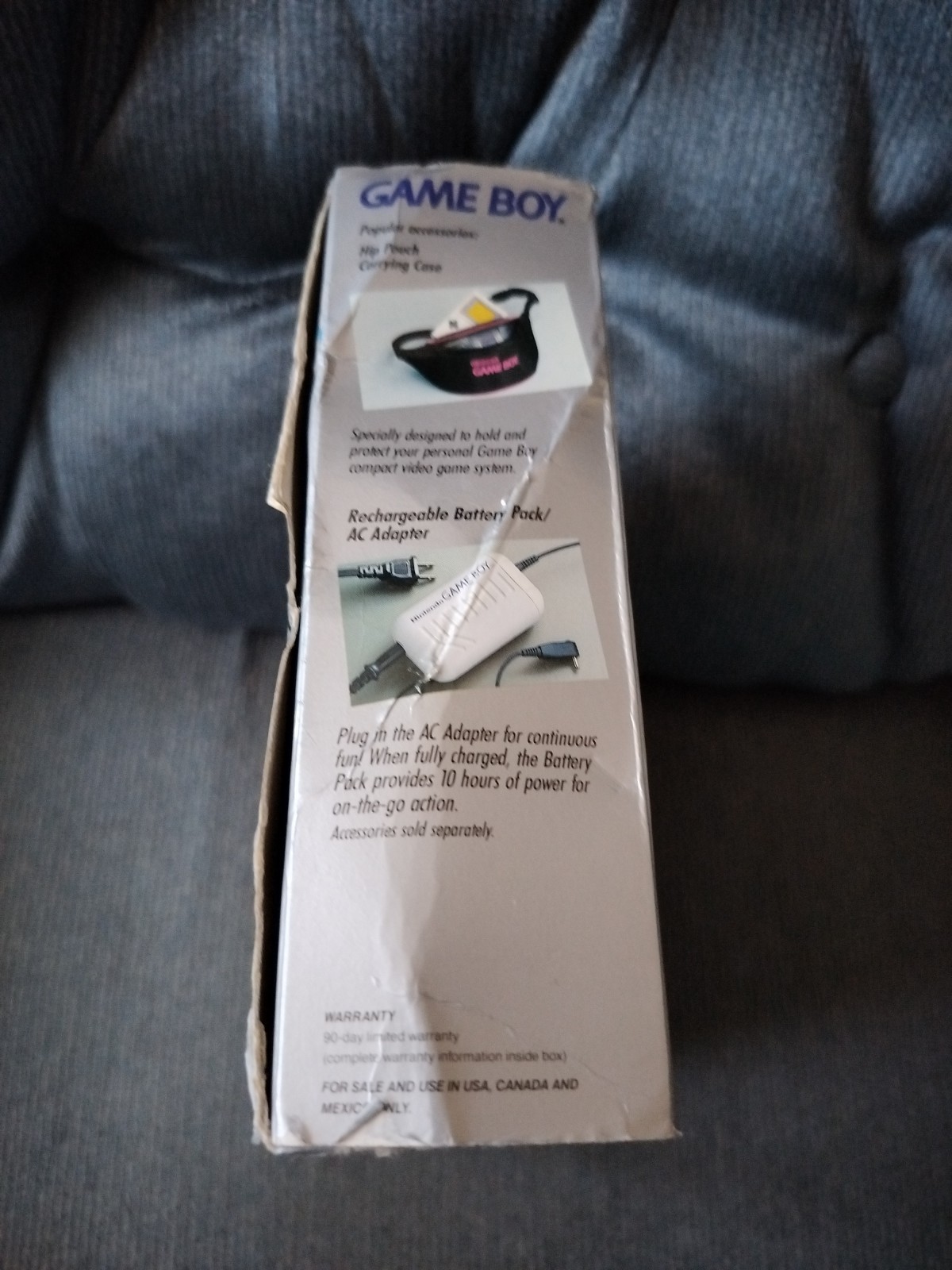 Nintendo Game Boy Launch Edition Handheld System- Gray (IN BOX) READ DESCRIPTION