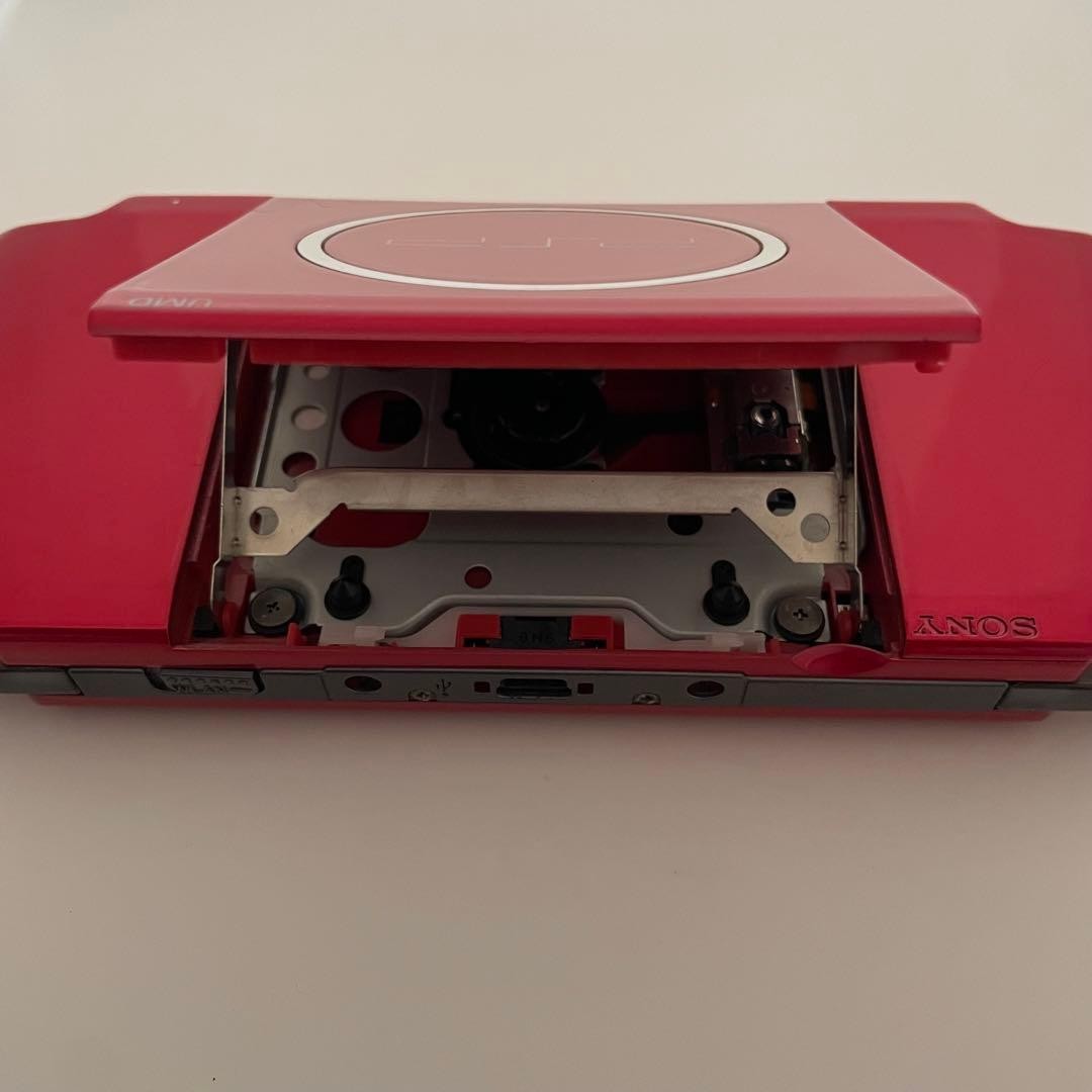 Sony PSP-3001 Radiant Red Console Tested Working Japan Import