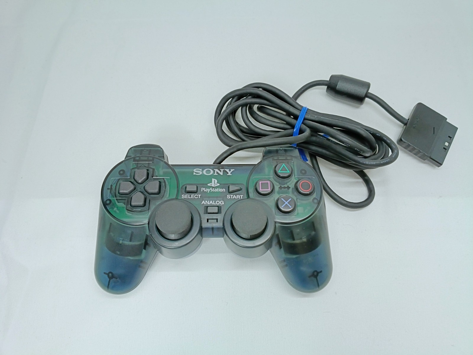 PS2 Ocean Blue Console Controller set Playstation2 NTSC-J Japan Tested